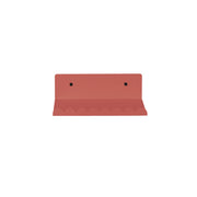 Nobodinoz Lacquered Steel Small Wall Shelf - Burnt Red