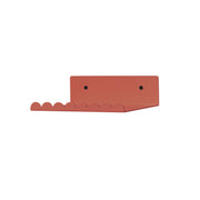 Nobodinoz Lacquered Steel Small Wall Shelf - Burnt Red
