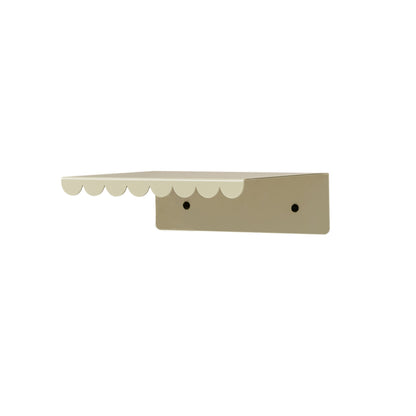 Nobodinoz Lacquered Steel Small Wall Shelf - Green Tea