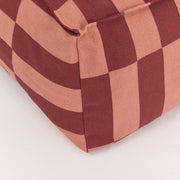 Nobodinoz Vibes Long Beanbag - Maroon Tiles