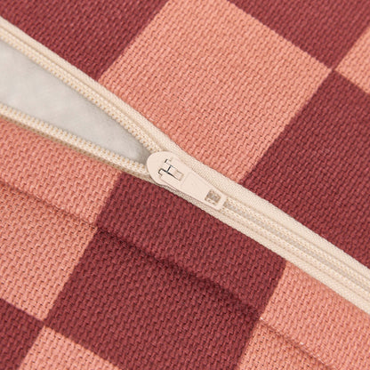 Nobodinoz Vibes Long Adult Beanbag - Maroon Tiles