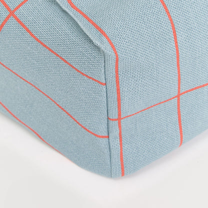 Nobodinoz Vibes Armchair Beanbag - Blue Red Grid