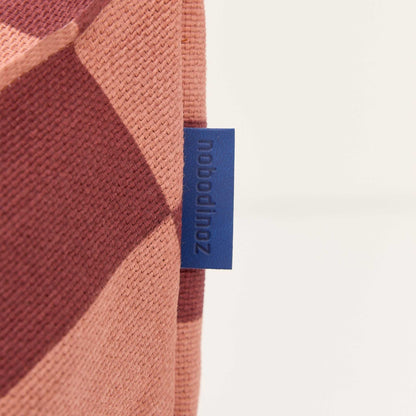 Nobodinoz Vibes Armchair Beanbag - Maroon Tiles