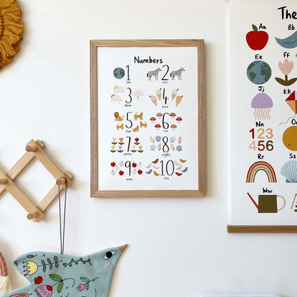 Kid of the Village Numbers Fine Art Print