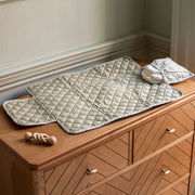 Avery Row Cotton Travel Baby Changing Mat - Riverbank