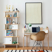 Oeuf NYC Brooklyn Desk - White/Birch