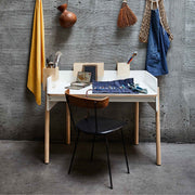 Oeuf NYC Brooklyn Desk - White/Birch