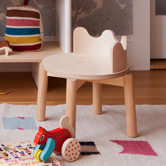 Oeuf NYC Moss Play Chair Set Of 2 - Birch