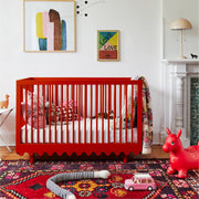 Oeuf NYC Moss Cot Bed - Tomato