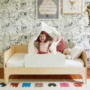 Oeuf NYC Perch Toddler Bed - White/Birch