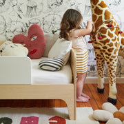 Oeuf NYC Perch Toddler Bed - White/Birch