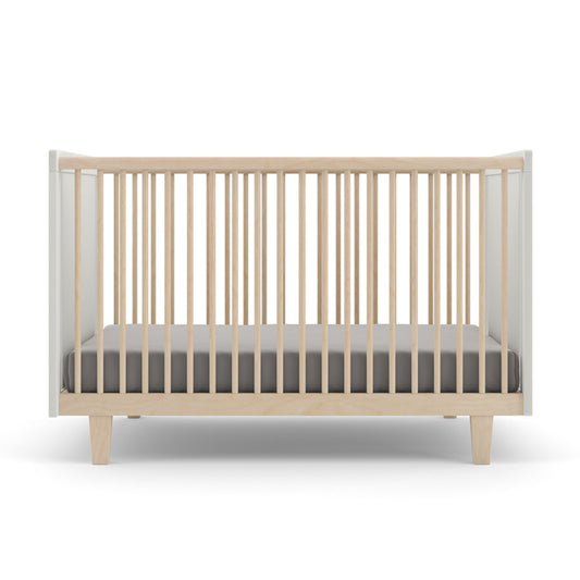 Oeuf NYC Rhea Cot Bed - White/Birch