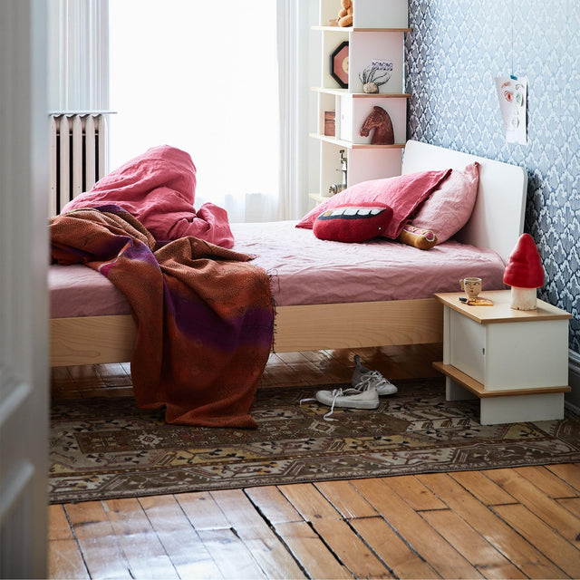 Oeuf NYC River Single Bed - White/Birch