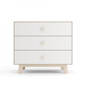 Oeuf NYC Merlin 3 Drawer Dresser Sparrow - White/Birch