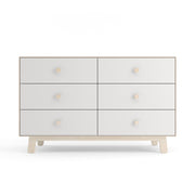 Oeuf NYC Merlin 6 Drawer Dresser Sparrow - White/Birch