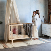 Oeuf NYC Sparrow Cot Bed - Birch