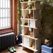 Oeuf NYC Vertical Mini Library - White/Birch