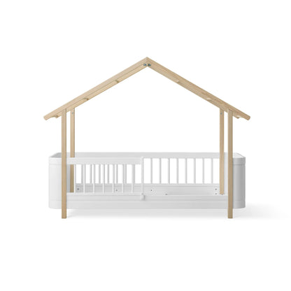 Oliver Furniture Wood Mini + House Bed - White/Oak