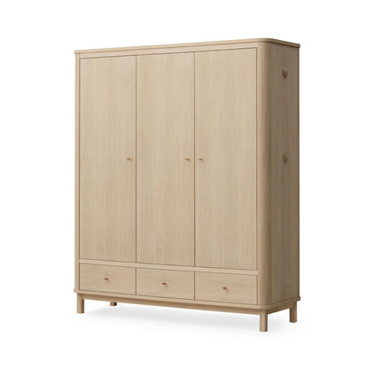 Oliver Furniture Wood Original 3 Door Wardrobe - Oak