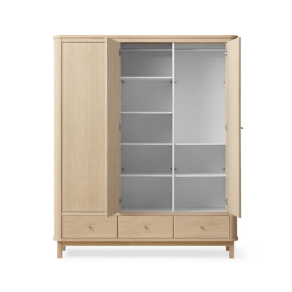 Oliver Furniture Wood Original 3 Door Wardrobe - Oak