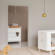 Oliver Furniture Wood Original 3 Drawer Nursery Dresser & Changer - White