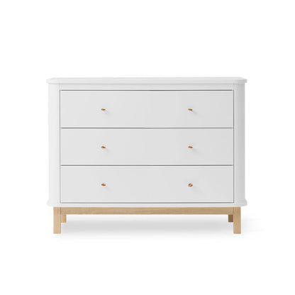Oliver Furniture Wood Original 3 Drawer Dresser - White/Oak