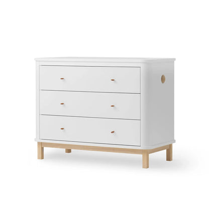 Oliver Furniture Wood Original 3 Drawer Dresser - White/Oak