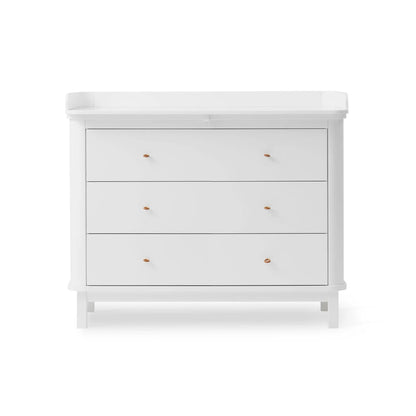 Oliver Furniture Wood Original 3 Drawer Nursery Dresser - White
