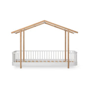Oliver Furniture Wood Original House Bed - White/Oak