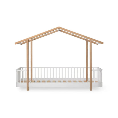 Oliver Furniture Wood Original House Bed - White/Oak