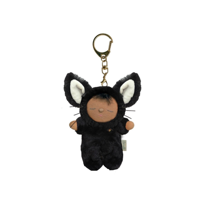 Olli Ella Cozy Bag Charm - Cat Nox