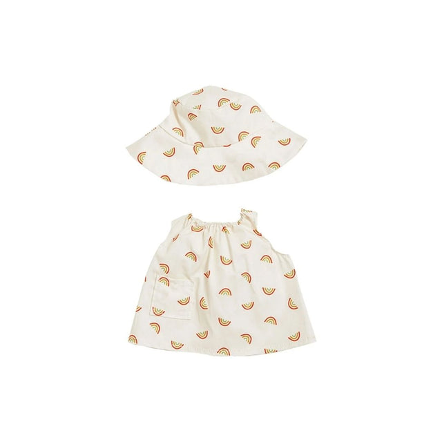 Olli Ella Dinkum Dolls Cotton Una Rainbow Dress Set