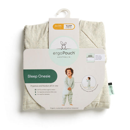 ergoPouch Organic Winter Long Sleeve Sleep Onesie - Sage 2.5 TOG