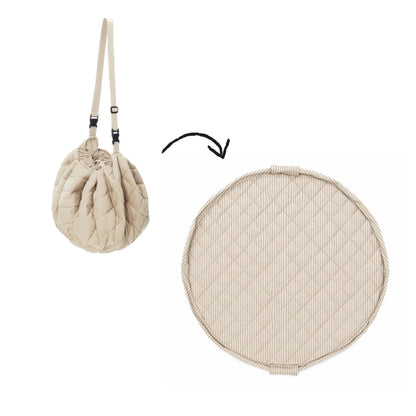 Play & Go Noomad Soft Baby Mat & Bag - Stripes Blue