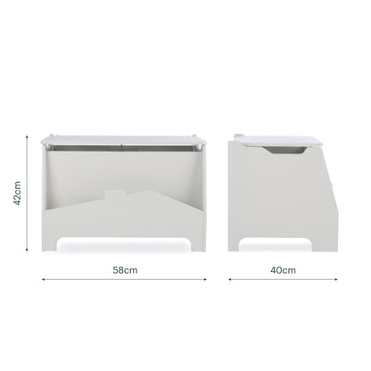 CuddleCo Play House Storage Box - Pebble