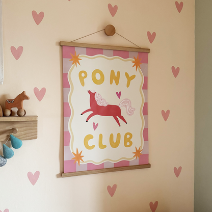 Kid of the Village Pony Club Fine Art Print