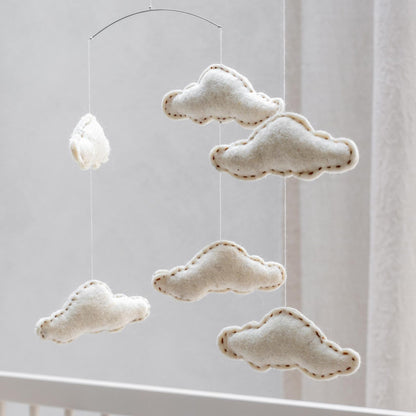 Quax Cot Mobile - Clouds