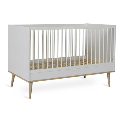Quax Flow Convertible Cot Bed 140 x 70cm - White