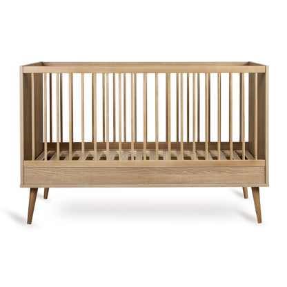 Quax Flow Convertible Cot Bed 140 x 70cm - Honey Ash