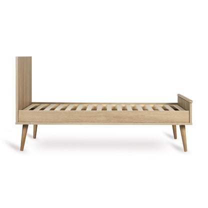 Quax Flow Convertible Cot Bed 140 x 70cm - Honey Ash