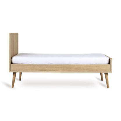 Quax Flow Convertible Cot Bed 140 x 70cm - Honey Ash