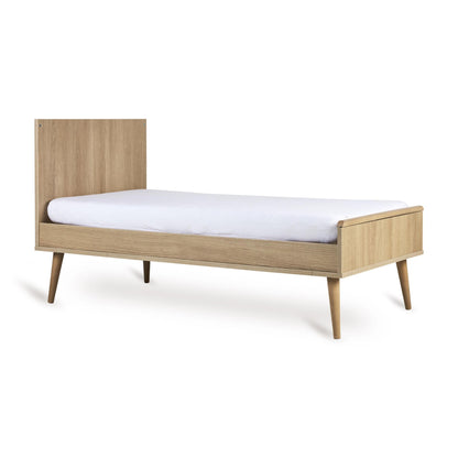 Quax Flow Convertible Cot Bed 140 x 70cm - Honey Ash