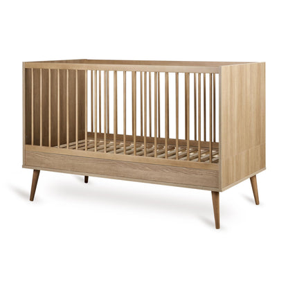 Quax Flow Convertible Cot Bed 140 x 70cm - Honey Ash