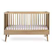 Quax Flow Convertible Cot Bed 140 x 70cm - Honey Ash