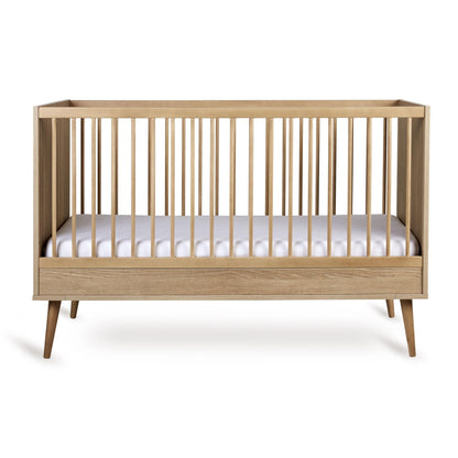 Quax Flow Convertible Cot Bed 140 x 70cm - Honey Ash