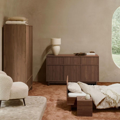 Quax Kyo Junior Bed Conversion Kit 170 x 70cm - Walnut