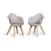 Quax Set Of 2 Kids Chairs - Clay