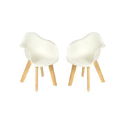 Quax Kids Chairs Set of 2 - White
