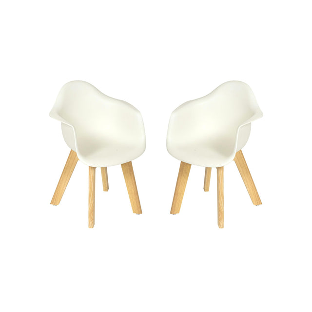 Quax Kids Chairs Set of 2 - White
