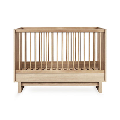 Quax Kyo Convertible Cot Bed 120 x 70cm - Honey Ash